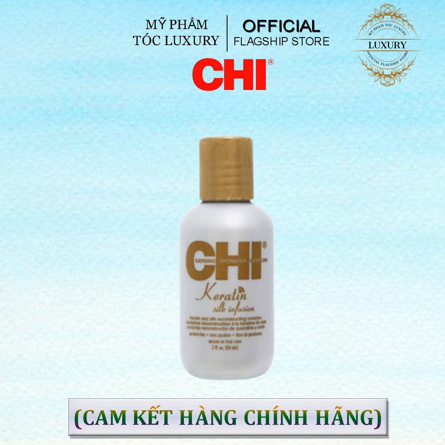 TINH CHẤT DƯỠNG BÓNG CHI KERATIN SILK INFUSION 59ML